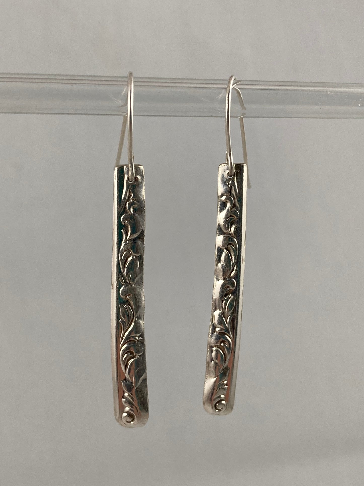 Dangle Earring created from a Knife