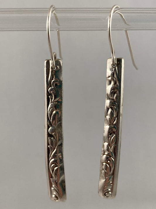 Dangle Earring created from a Knife