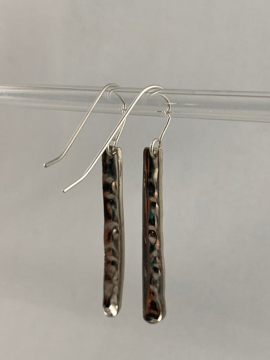 Dangle Earring created from a Knife