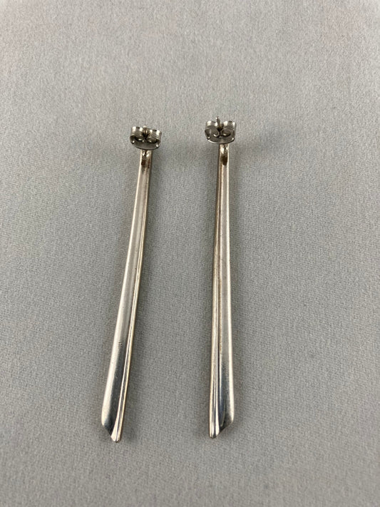 Earrings created from a Table Fork