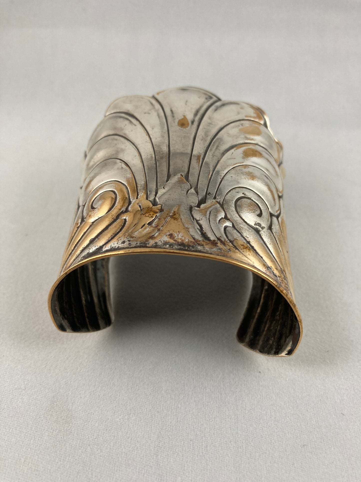 Statement Silver Cuff was a Vintage Serving Bowl