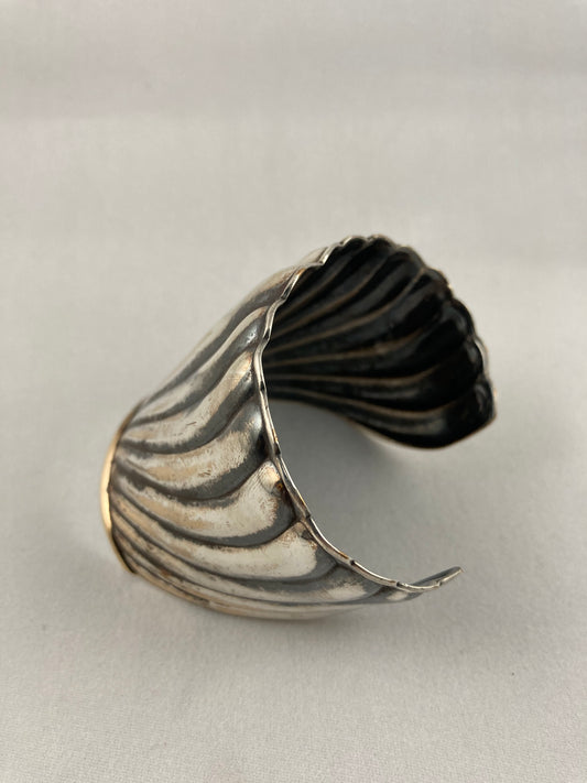 Cuff Bracelet from a Vintage Serving Bowl