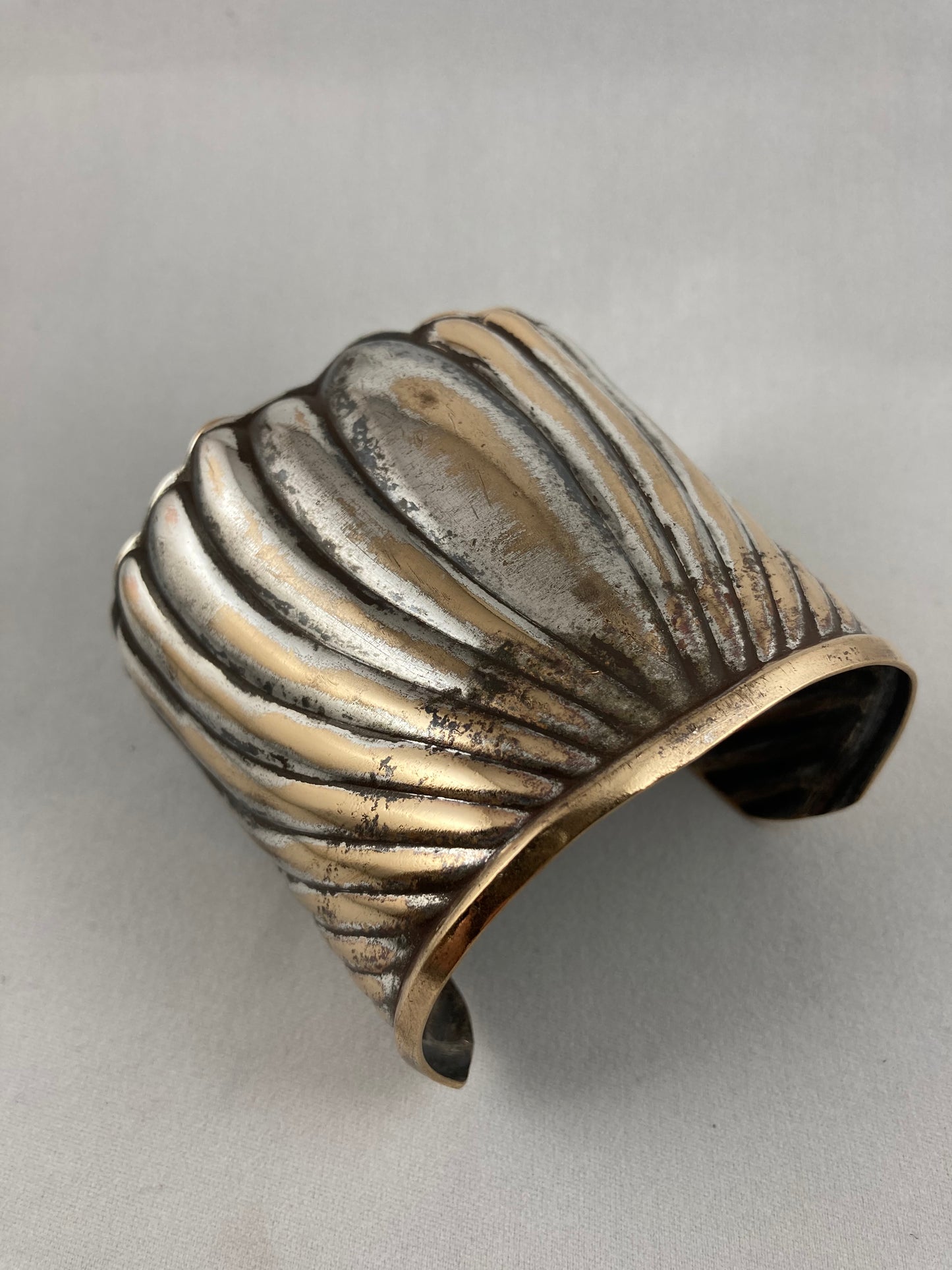 Cuff Bracelet from a Vintage Serving Bowl