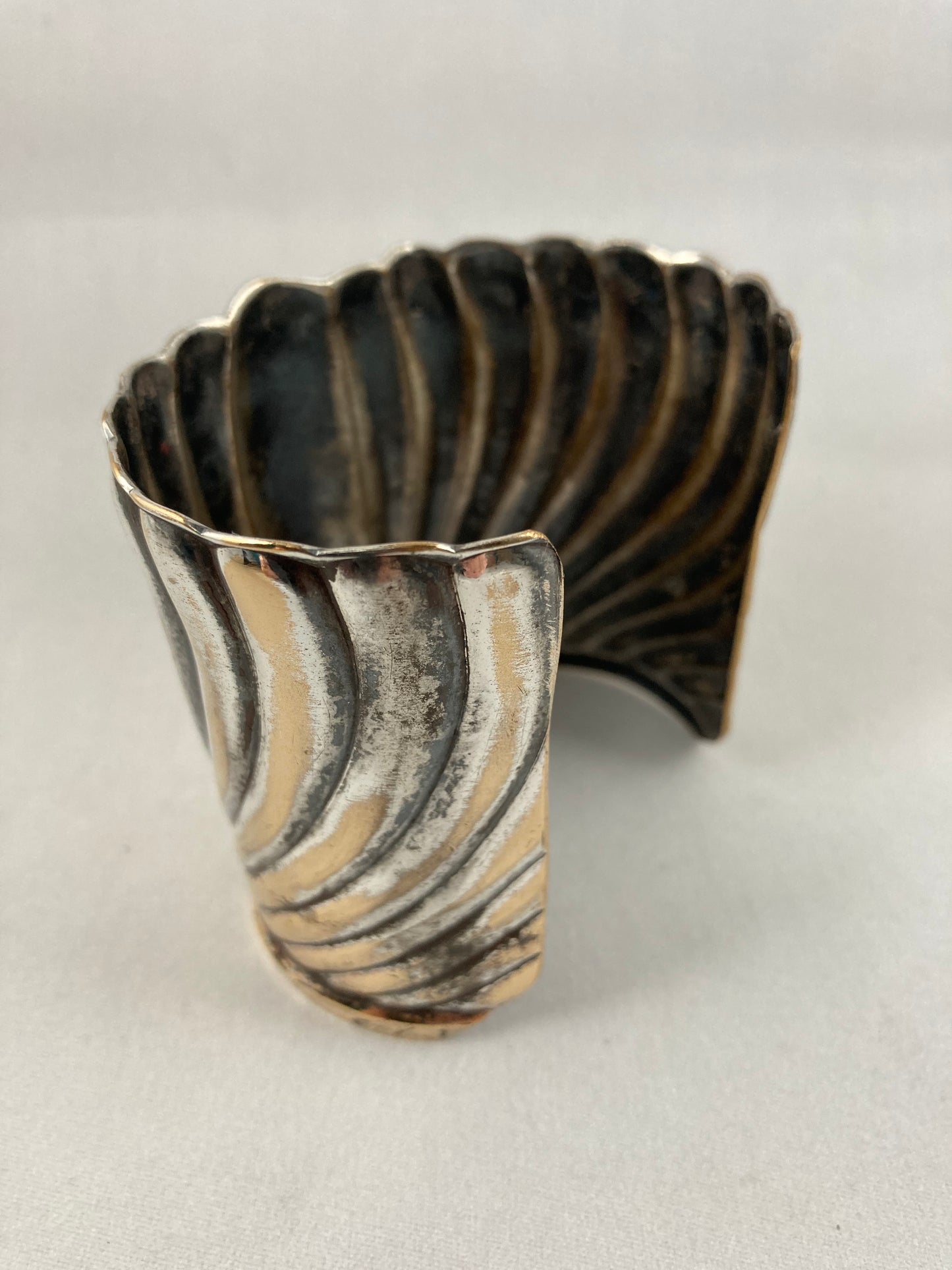 Cuff Bracelet from a Vintage Serving Bowl