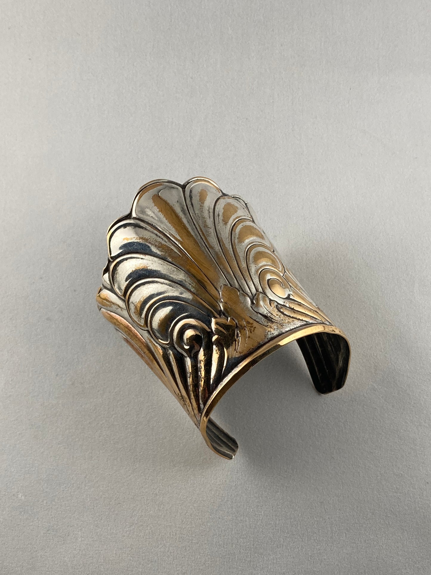 Statement Silver Cuff was a Vintage Serving Bowl