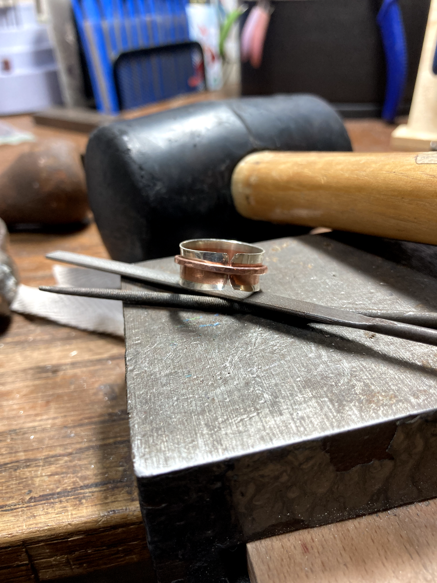 Spinner Ring from a Platter