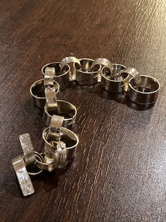Link Bracelet fashioned from a Platter